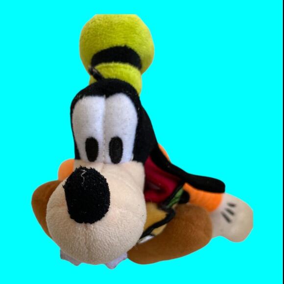 Disney Goofy Plush Toy 8" Tall By Just Play LLC With Pluto Mask - Picture 11 of 12